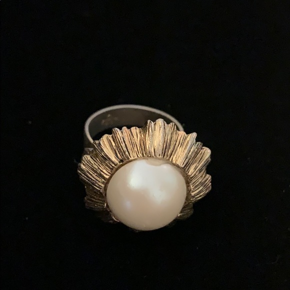 Vintage Uncas adjustable pearl ring - Picture 8 of 9